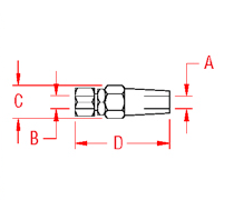 Quick Attach™ Receiver Drawing