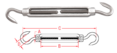 Forged Hook and Hook Turnbuckle